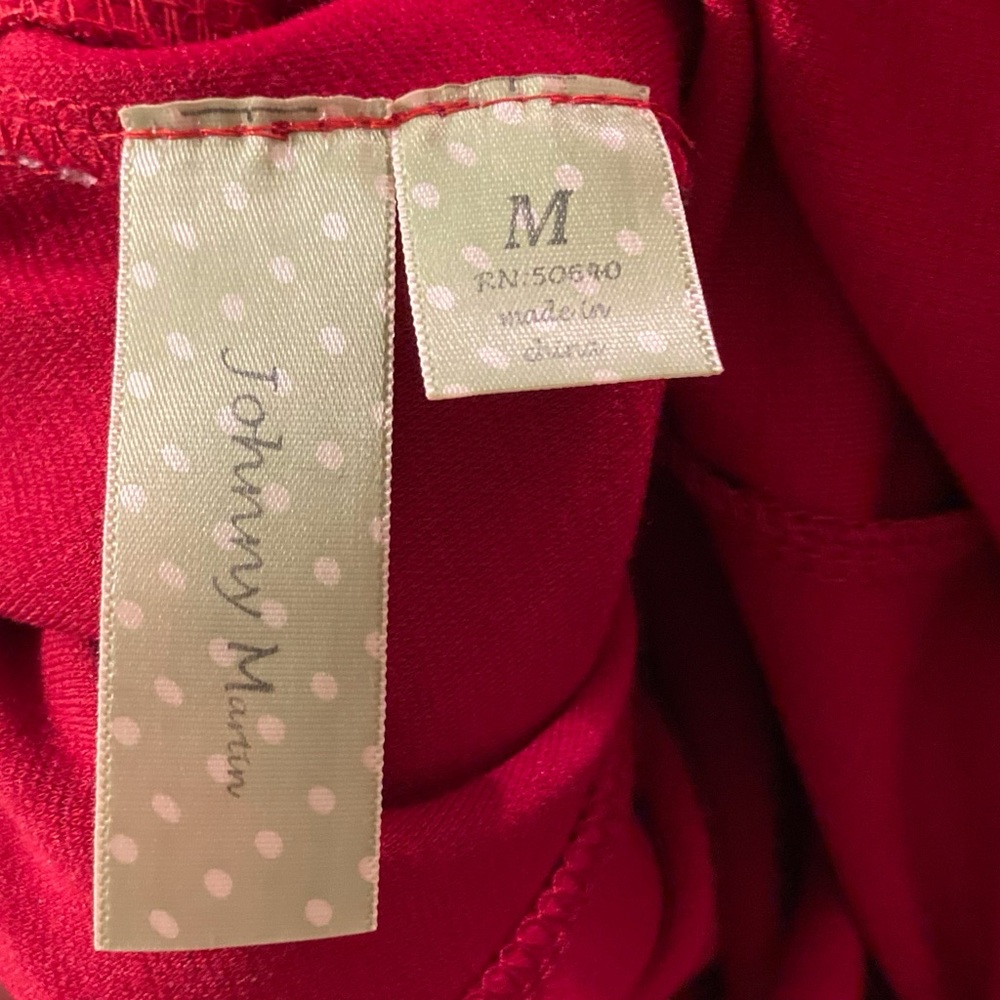 Johnny Martin NWT medium red dress - Picture 9 of 9